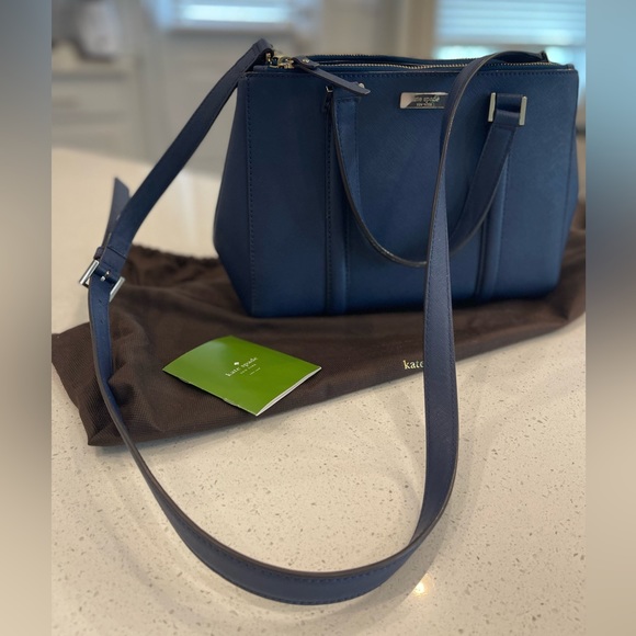 Kate Spade Newbury Lane Loden Purse - French Navy - Picture 3 of 3